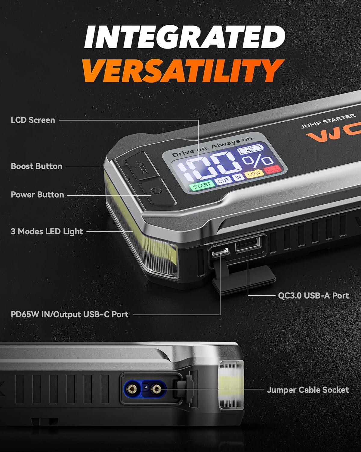 Car Battery Jump Starter